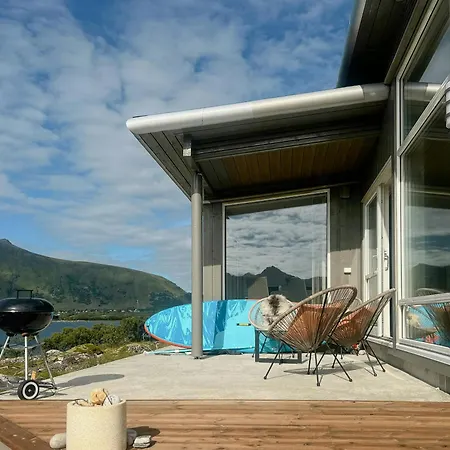 Modern With Sea View On Andoya, Vesteralen Risoyhamn