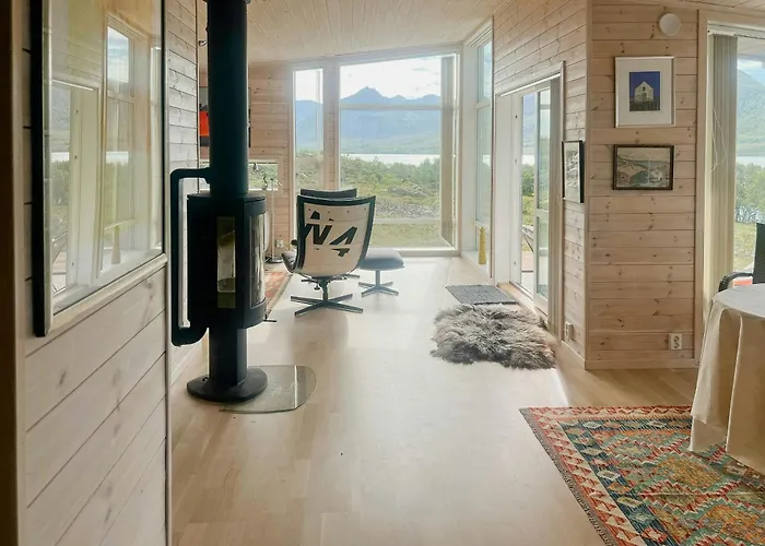 Modern With Sea View On Andoya, Vesteralen Nyaraló *