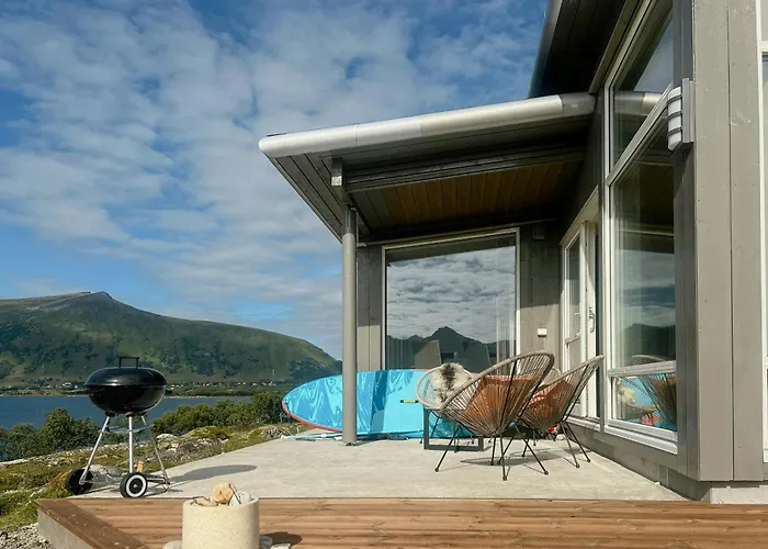 Modern With Sea View On Andoya, Vesteralen Risoyhamn